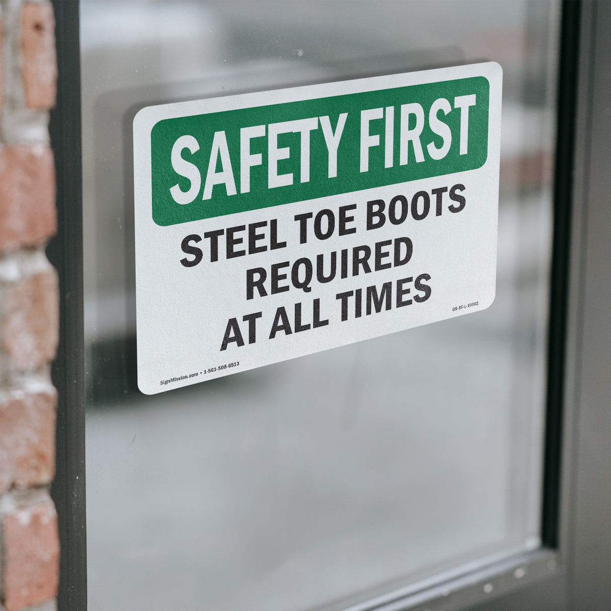 Steel Toe Boots Required At All Times