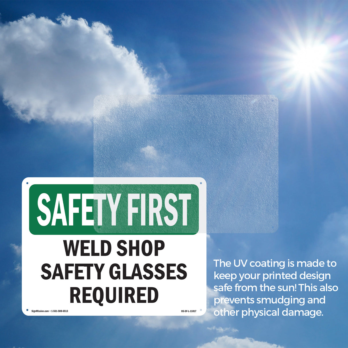 Weld Shop Safety Glasses Required