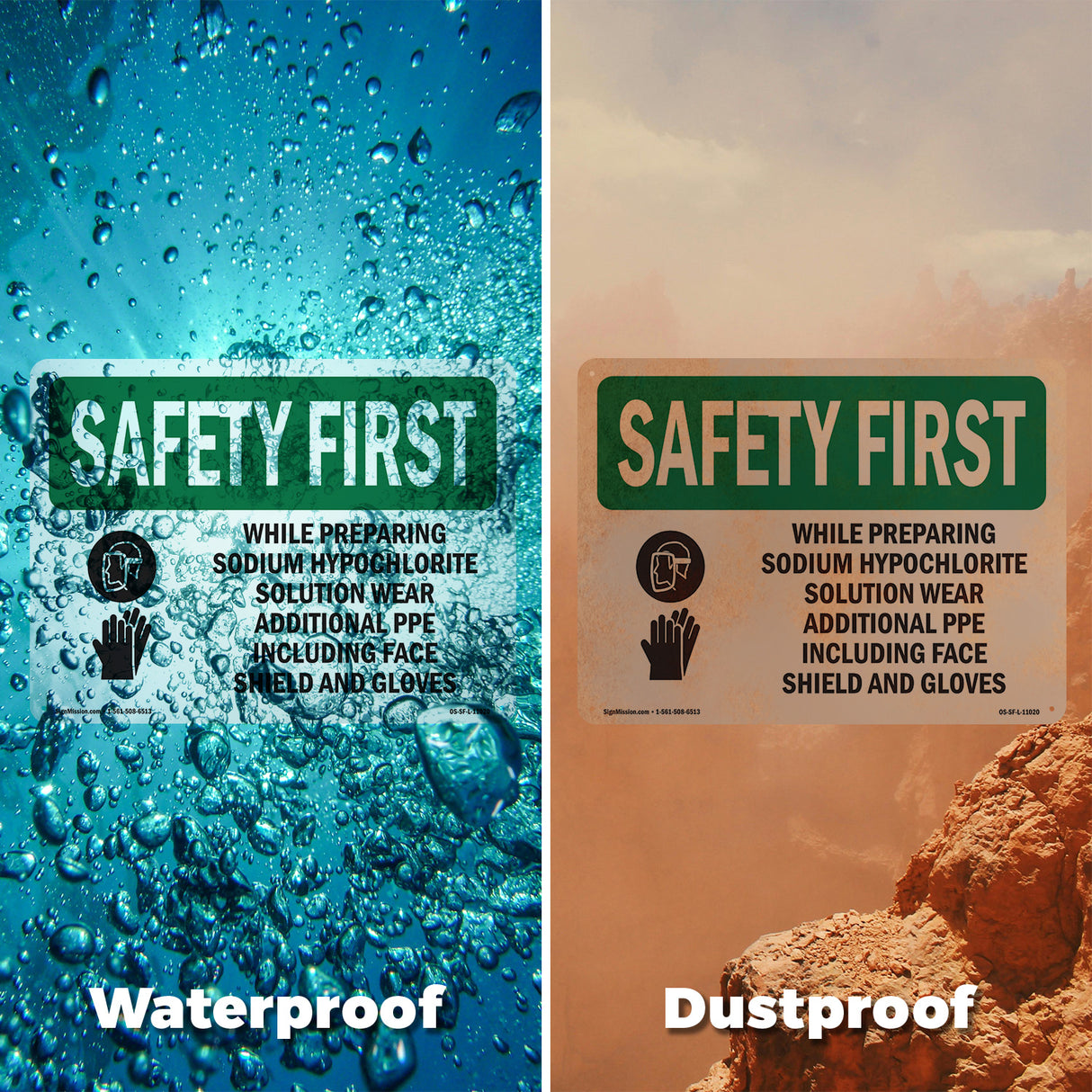 While Preparing Sodium Hypochlorite With Symbol