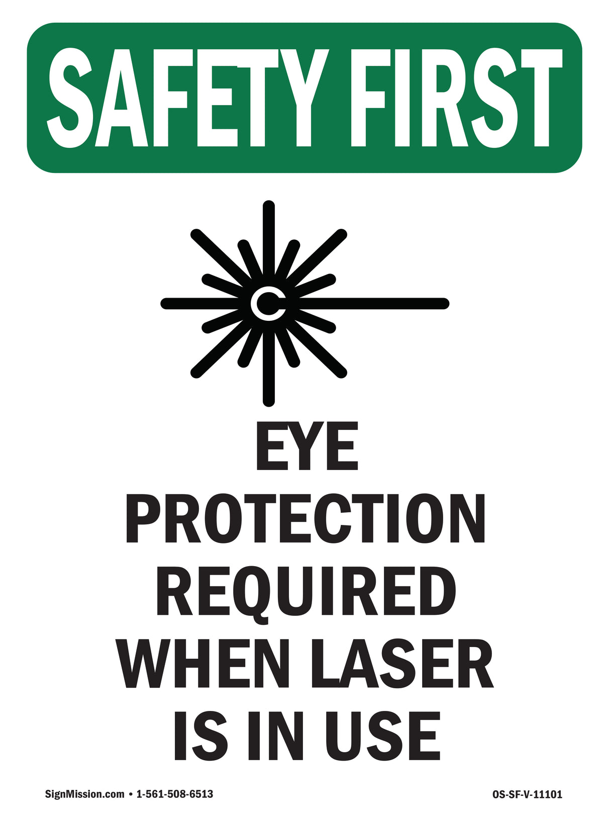 Eye Protection Required When With Symbol
