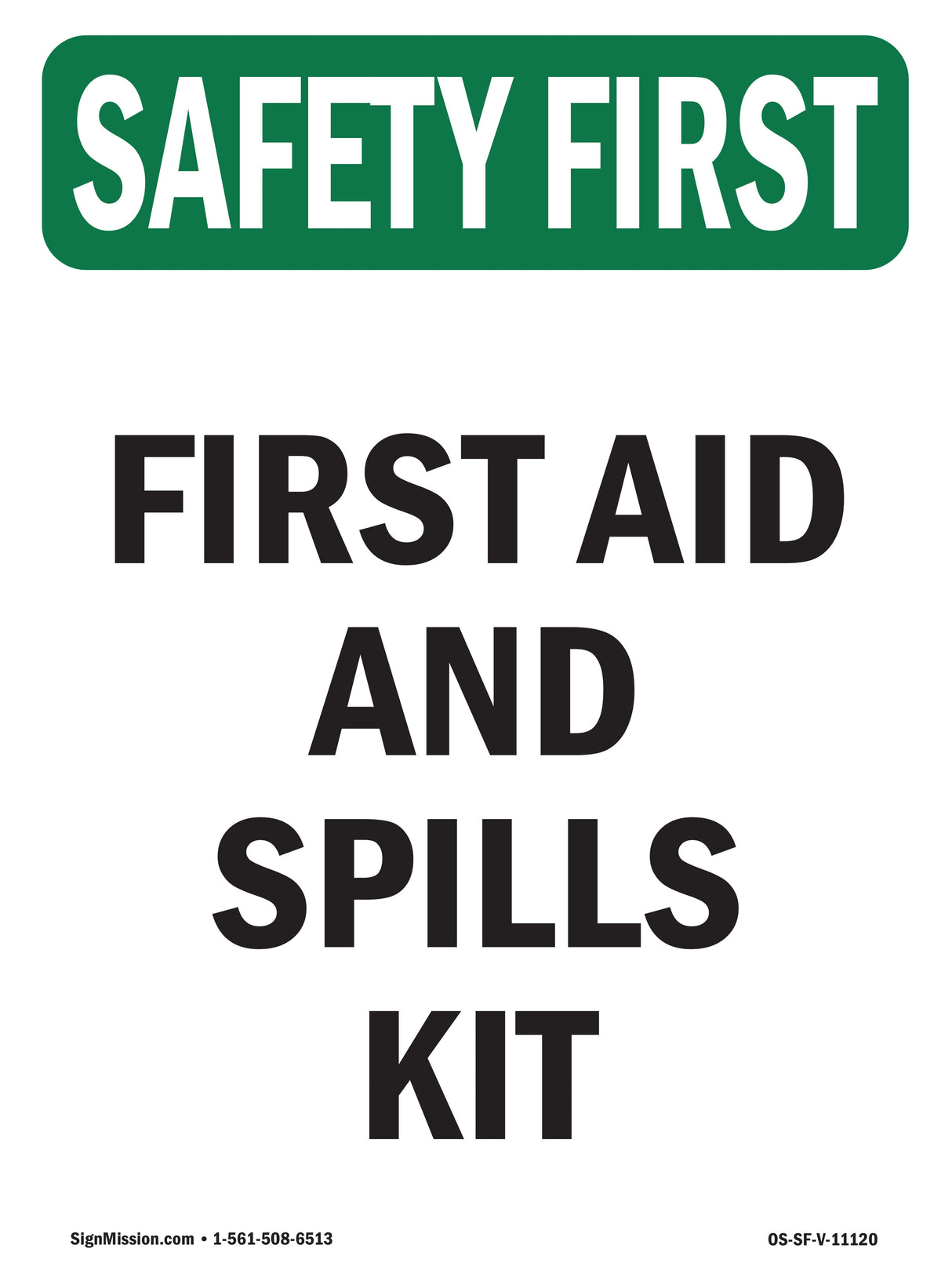 First Aid And Spills Kit