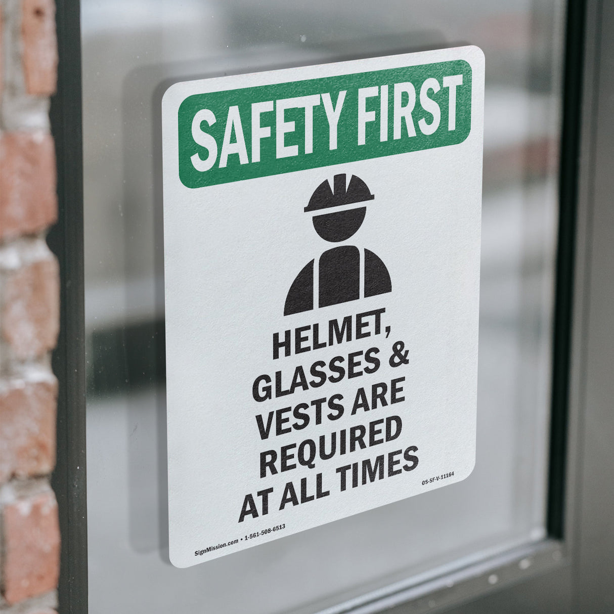 Helmet, Glasses & Vests Are With Symbol