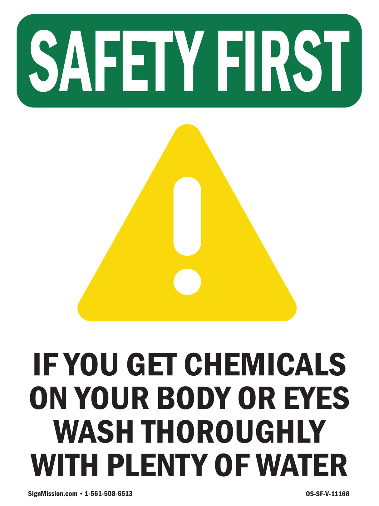 If You Get Chemicals On Your Body Eyes