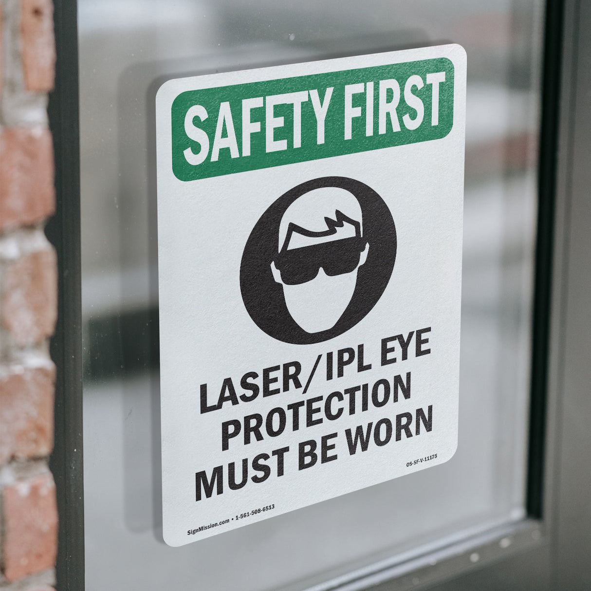 Laser Ipl Eye Protection Must Be Worn With Symbol