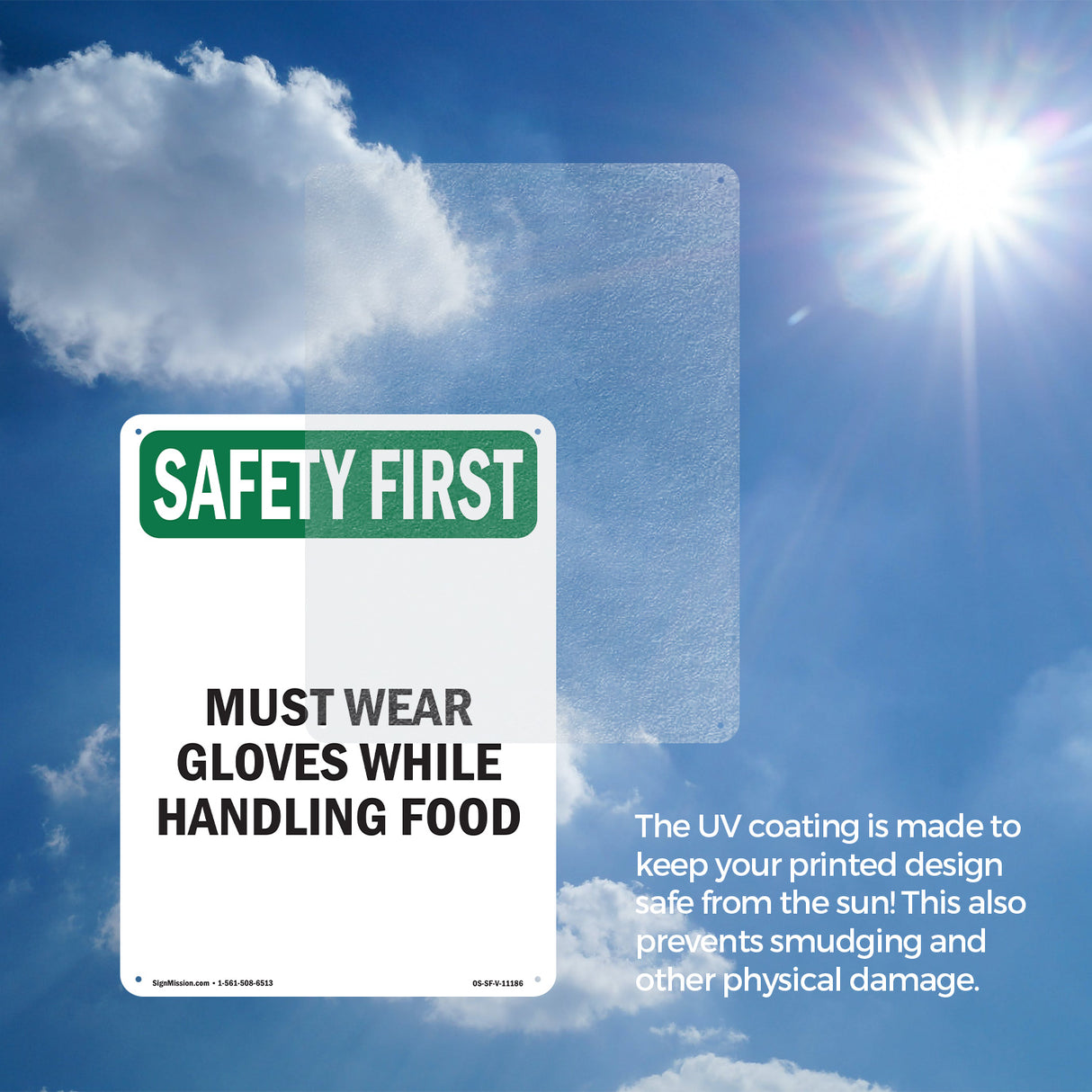 Must Wear Gloves While Handling Food