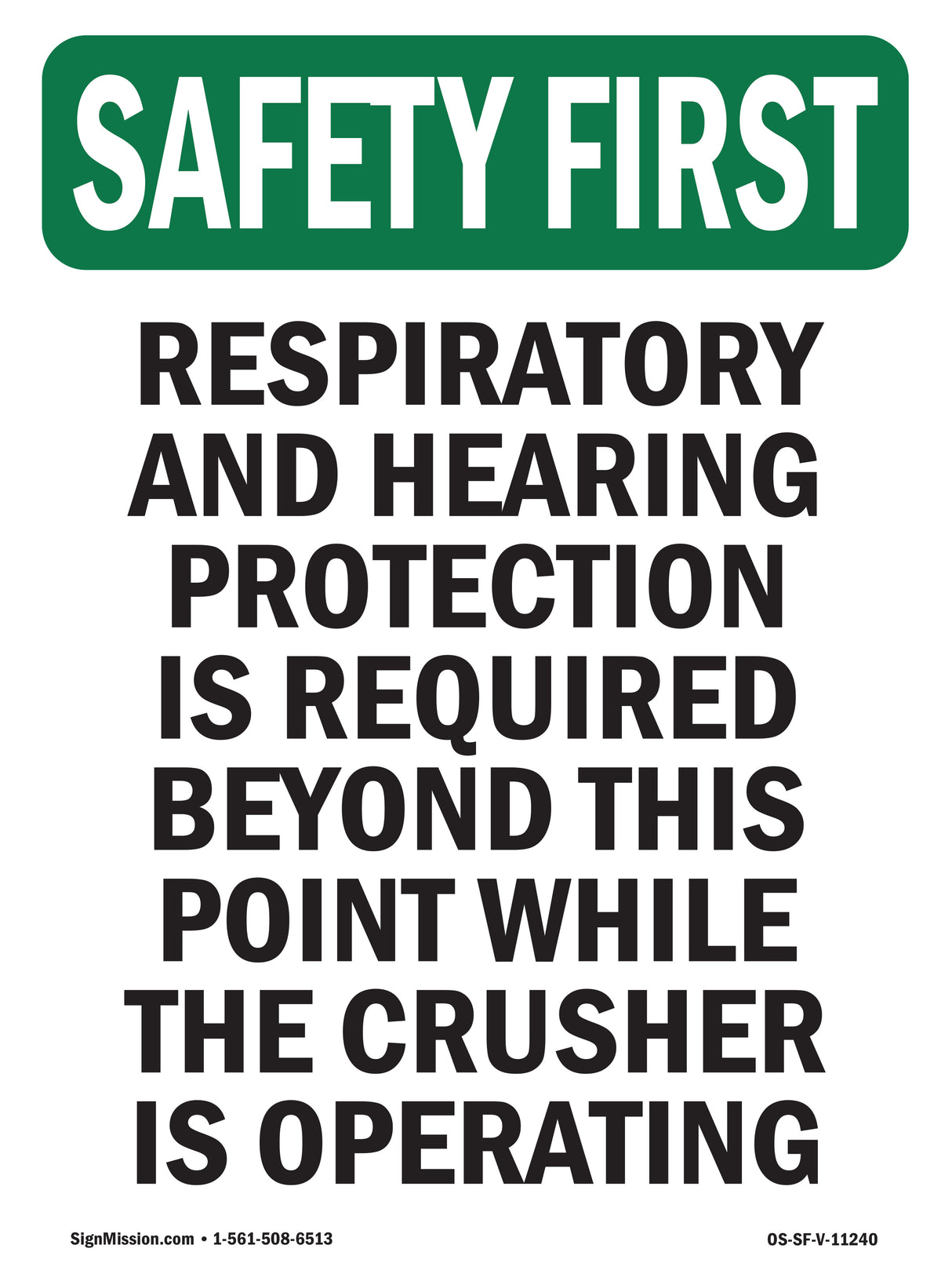 Respiratory And Hearing Protection