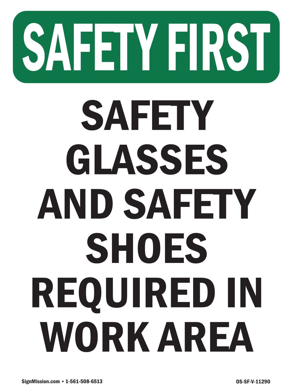 Safety Glasses And Safety Shoes