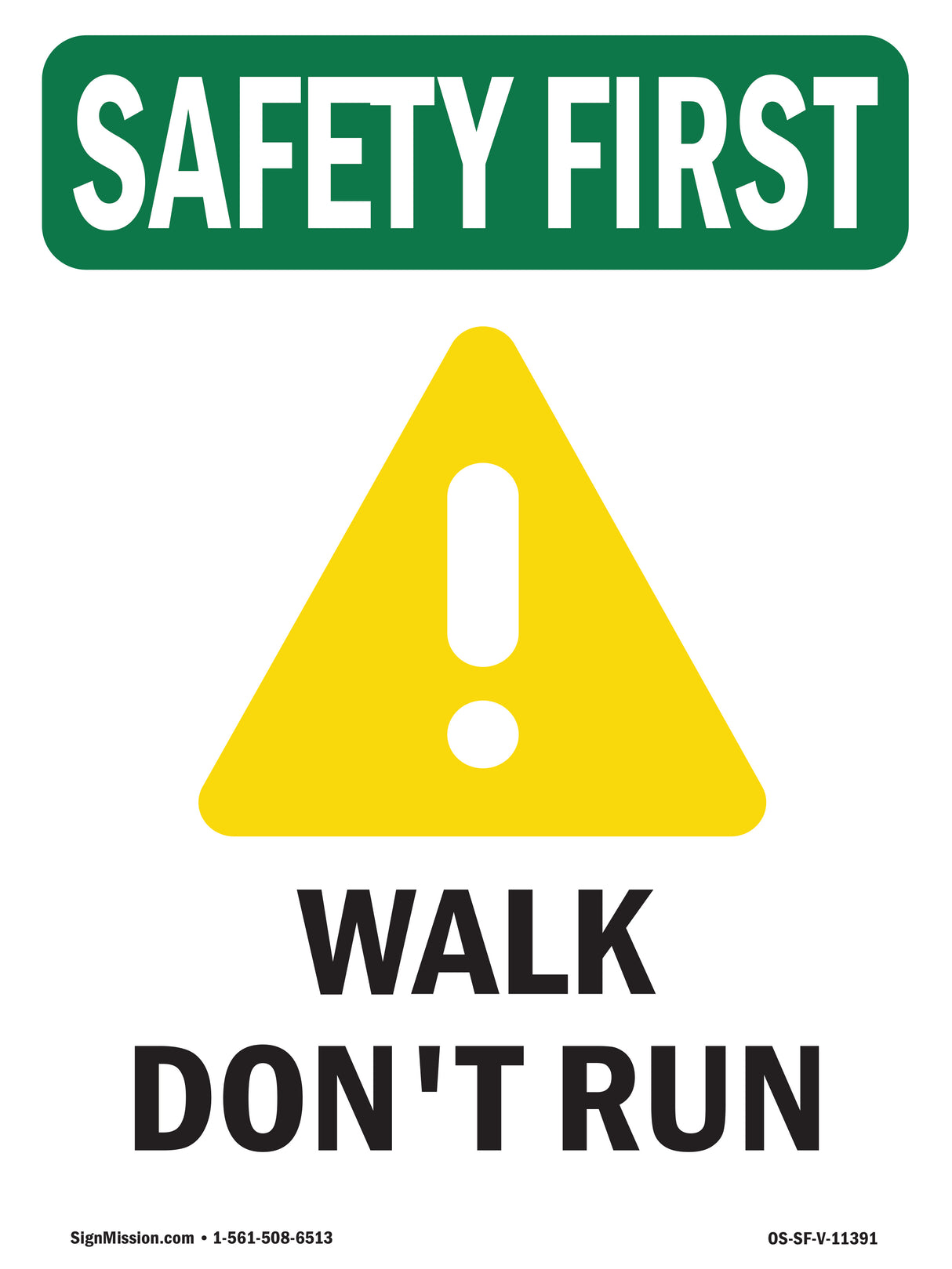Walk Don't Run