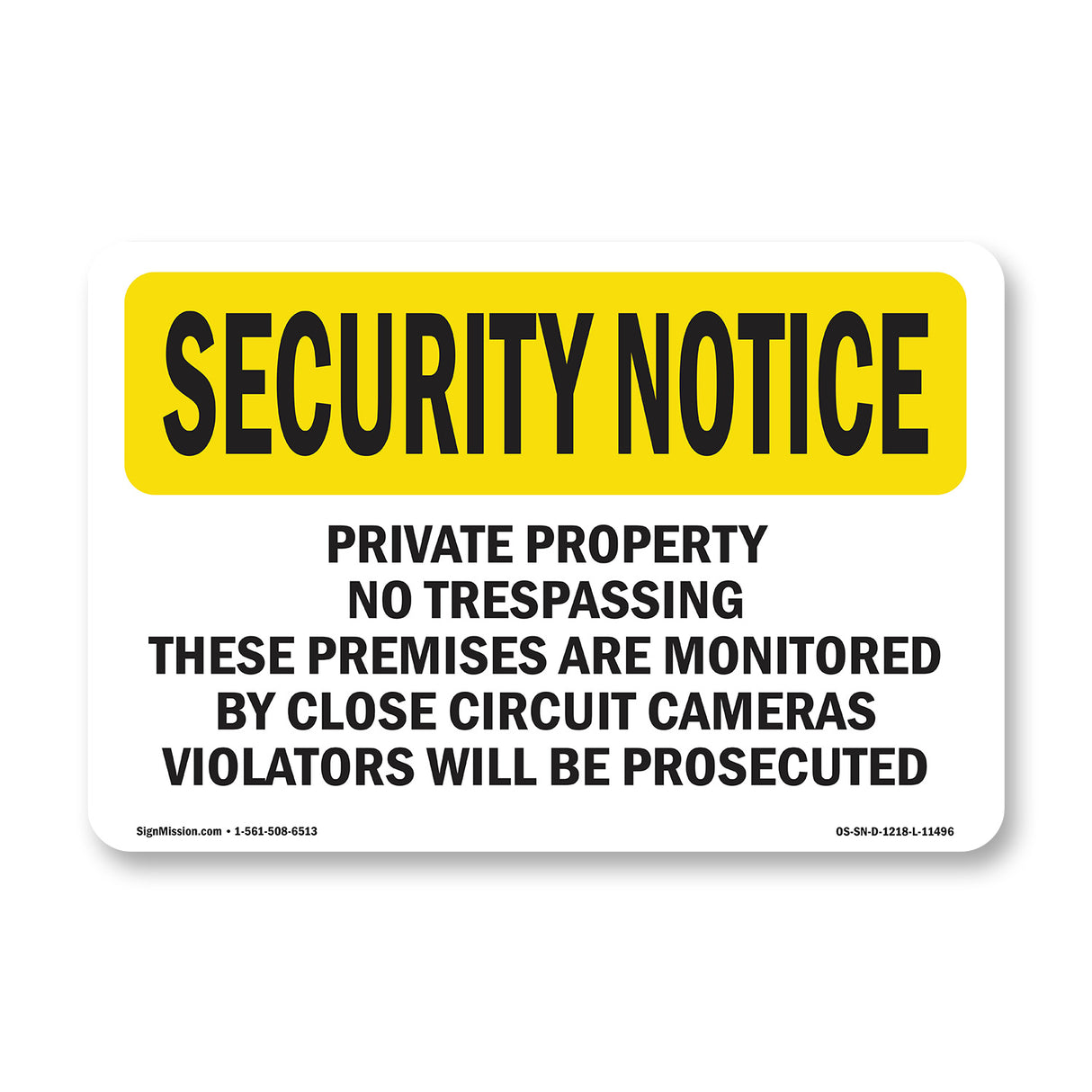 Private Property No Trespassing These Premises