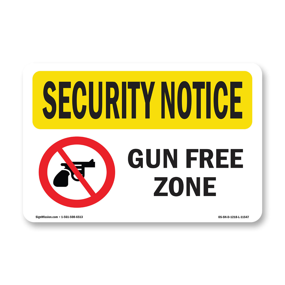 Gun Free Zone Bilingual