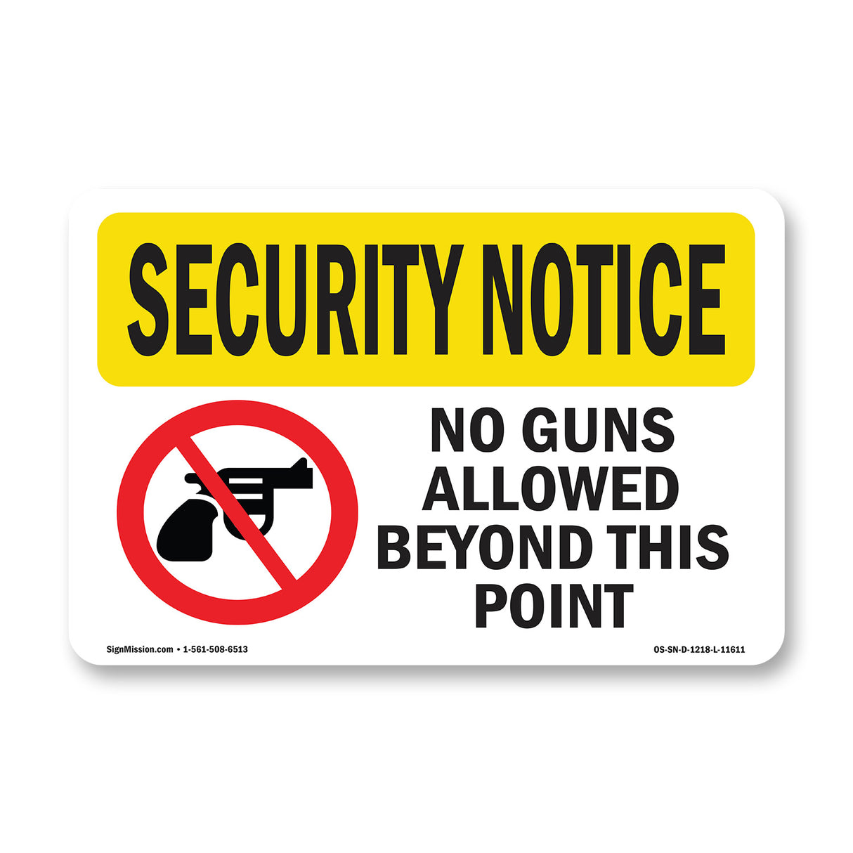 No Guns Allowed Beyond This Point
