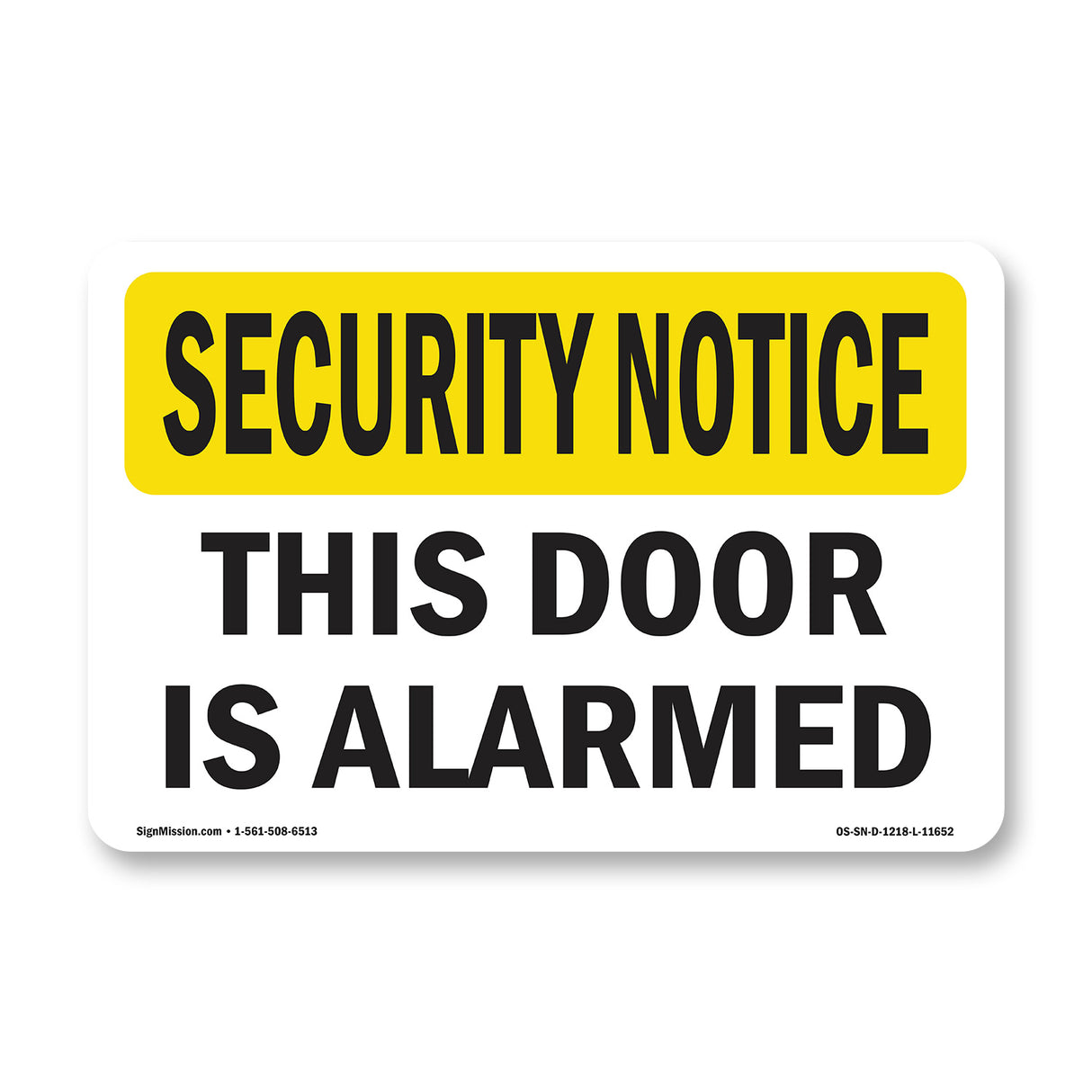 This Door Is Alarmed