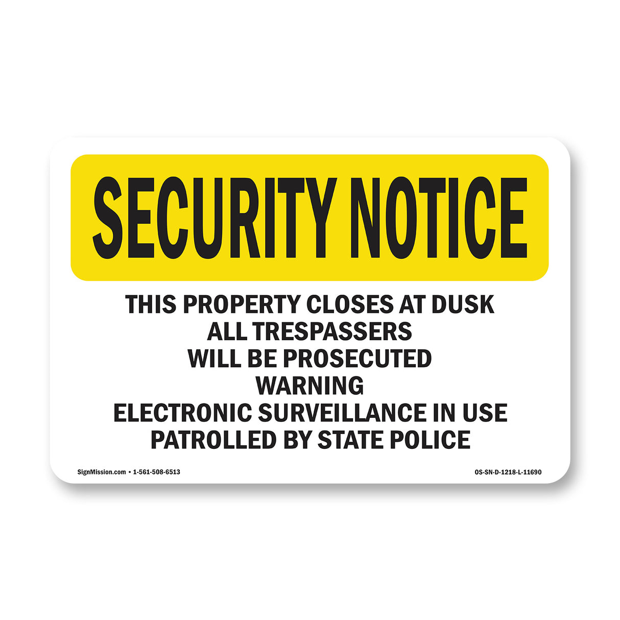 This Property Closes At Dusk All