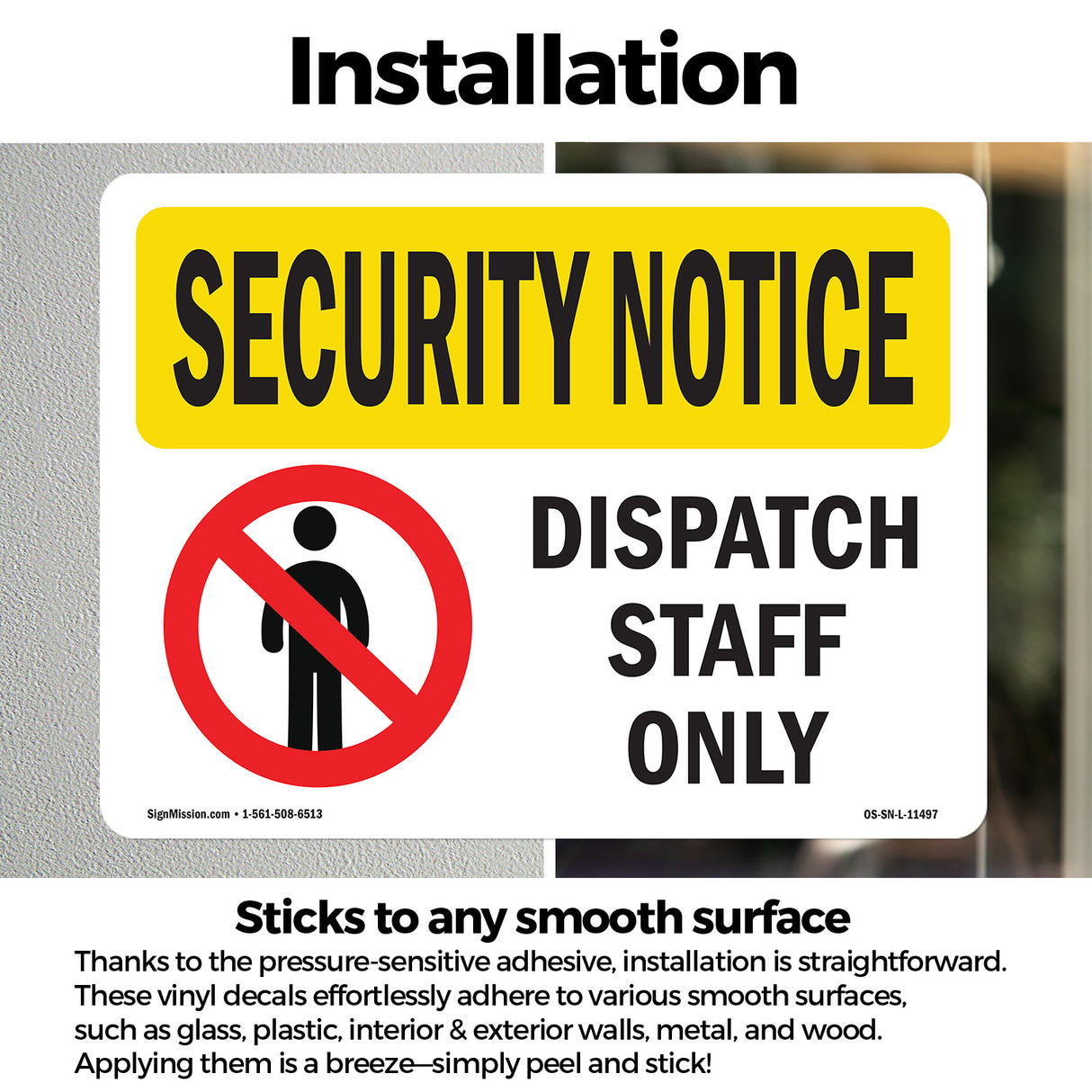 SECURITY Dispatch Staff Only With Symbol