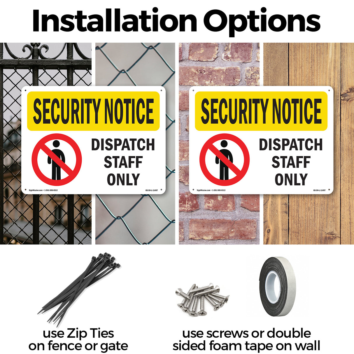 SECURITY Dispatch Staff Only With Symbol