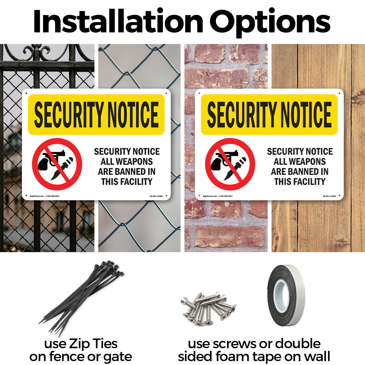 All Weapons Are Banned Bilingual