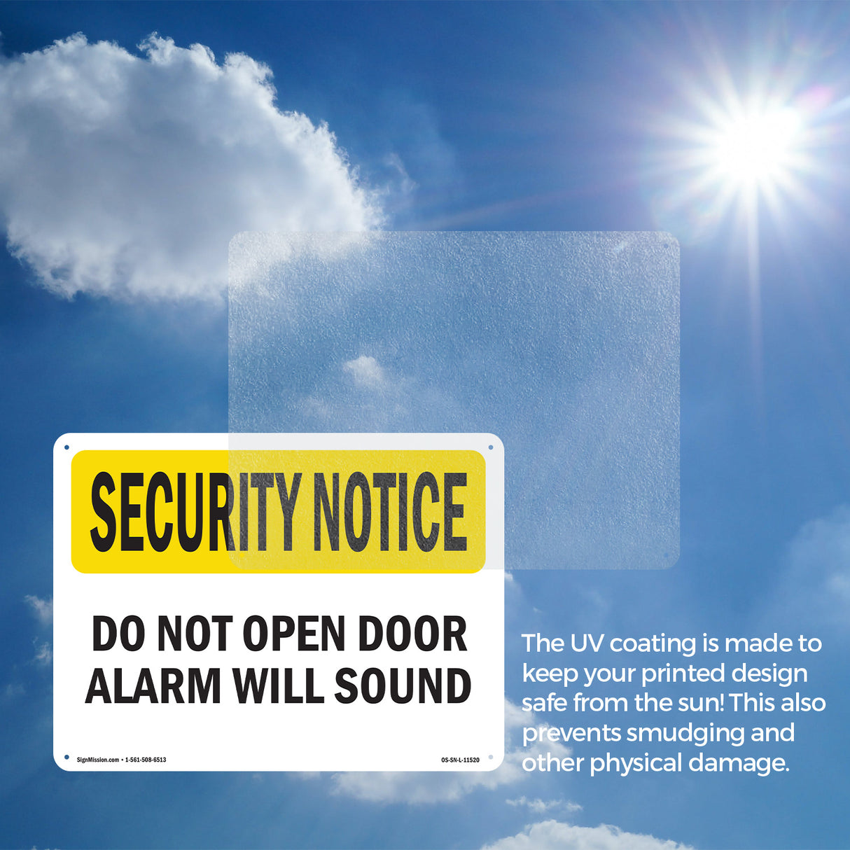 Do Not Open Door Alarm Will Sound