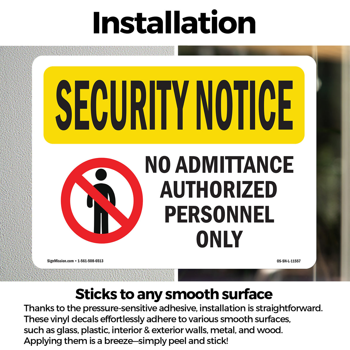 No Admittance Authorized Only