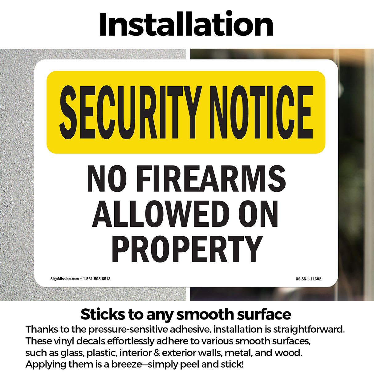 No Firearms Allowed On Property