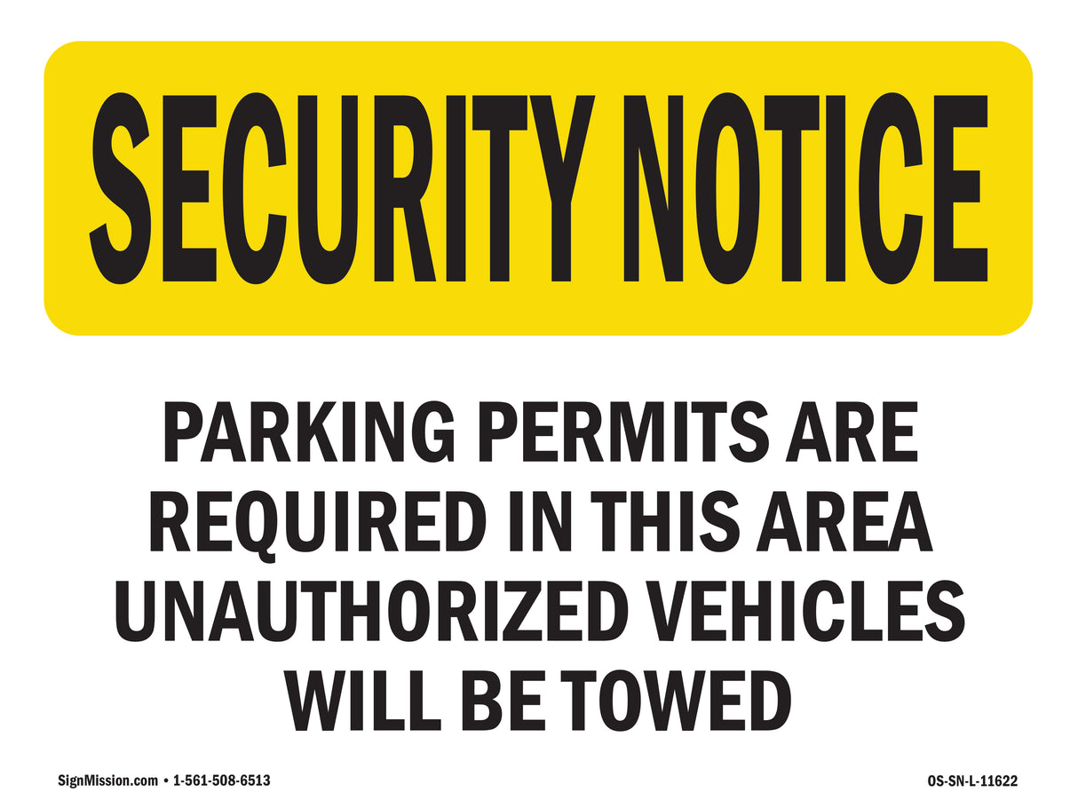 Parking Permits Required