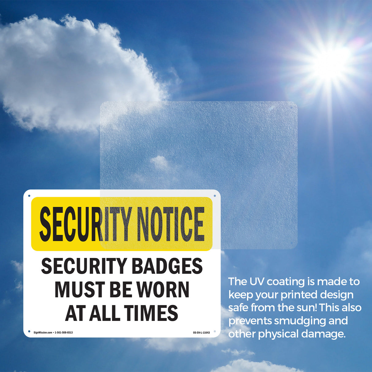 Security Badges Must Be Worn