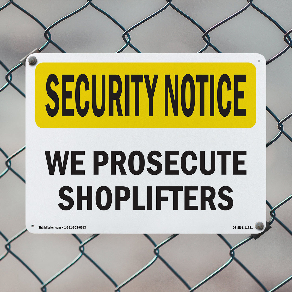 We Prosecute Shoplifters