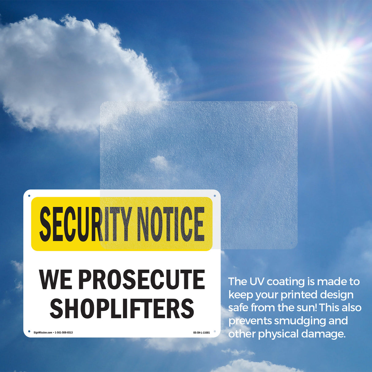 We Prosecute Shoplifters