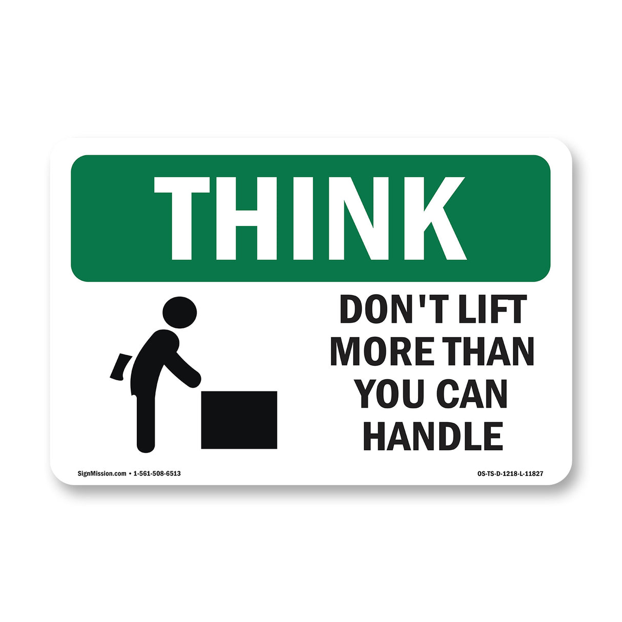 Don't Lift More Than You Can Handle