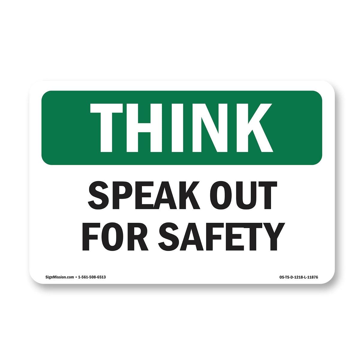 Speak Out For Safety