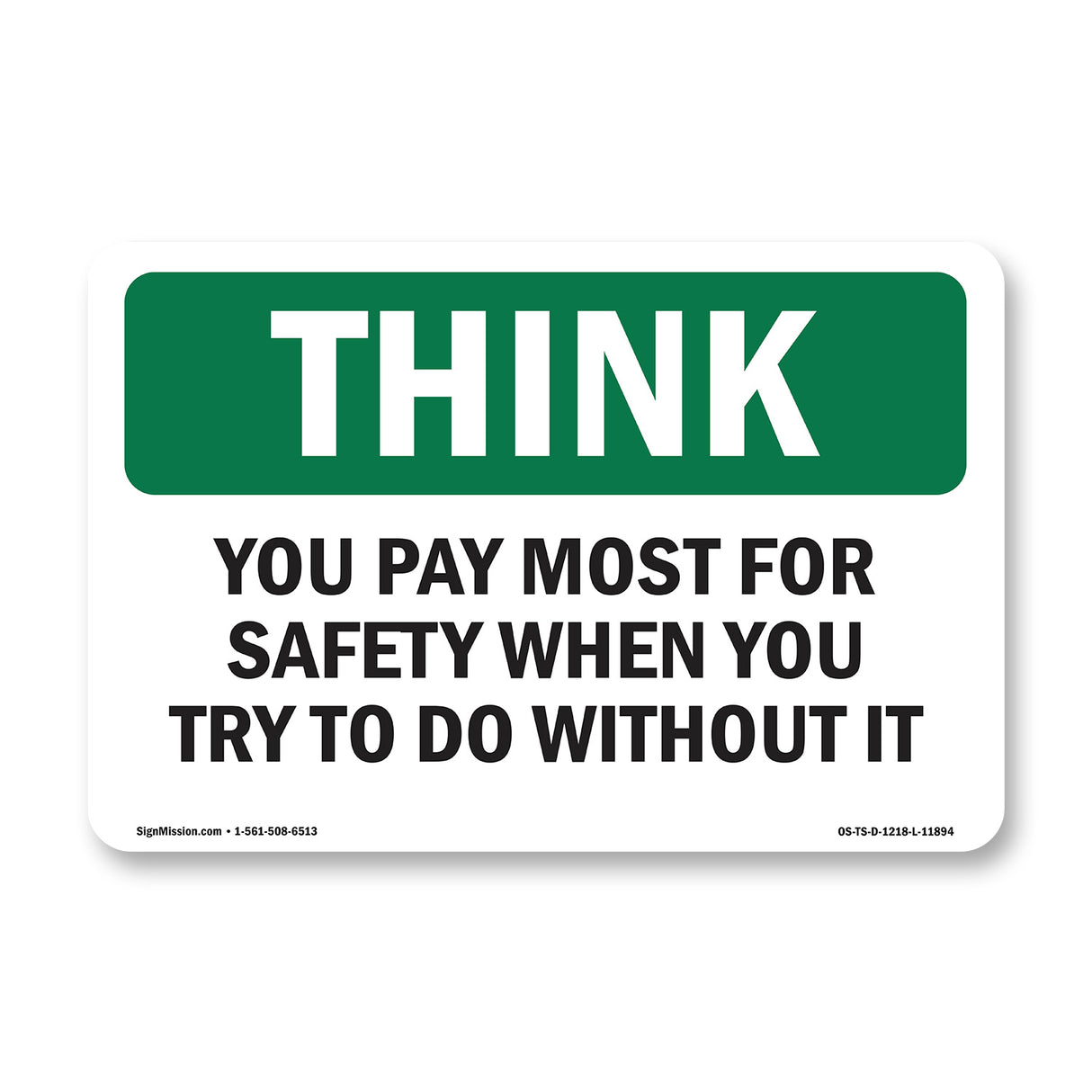 You Pay Most For Safety