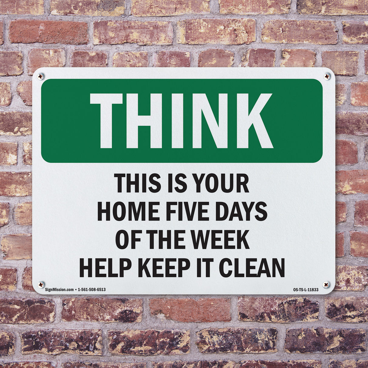 Home Five Days Of The Week Help Keep It Clean