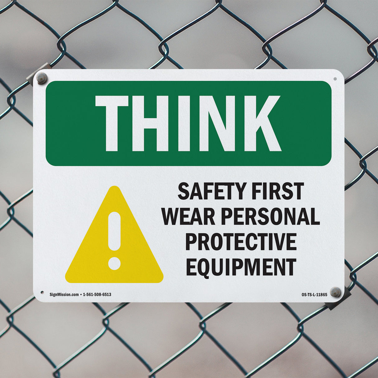 Wear PPE Symbol Bilingual