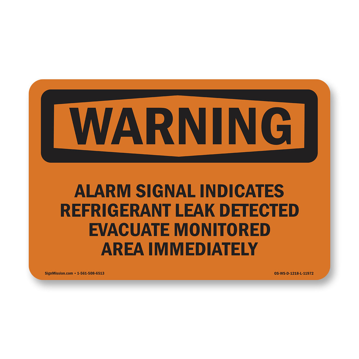 Alarm Signal Indicates Refrigerant Leak