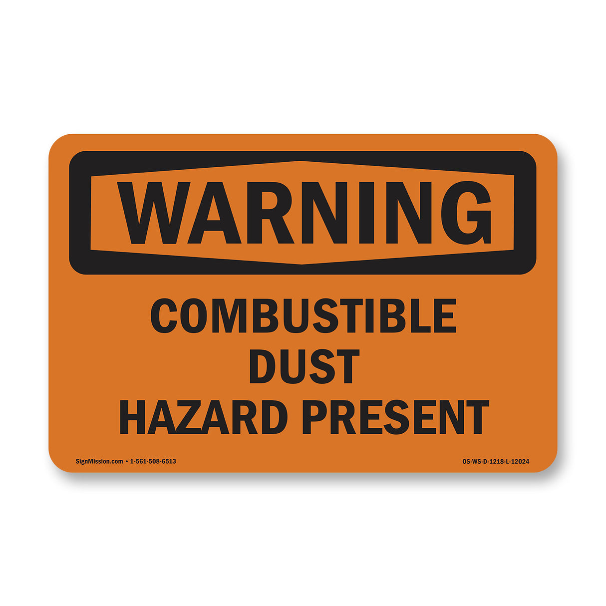 Combustible Dust Hazard Present