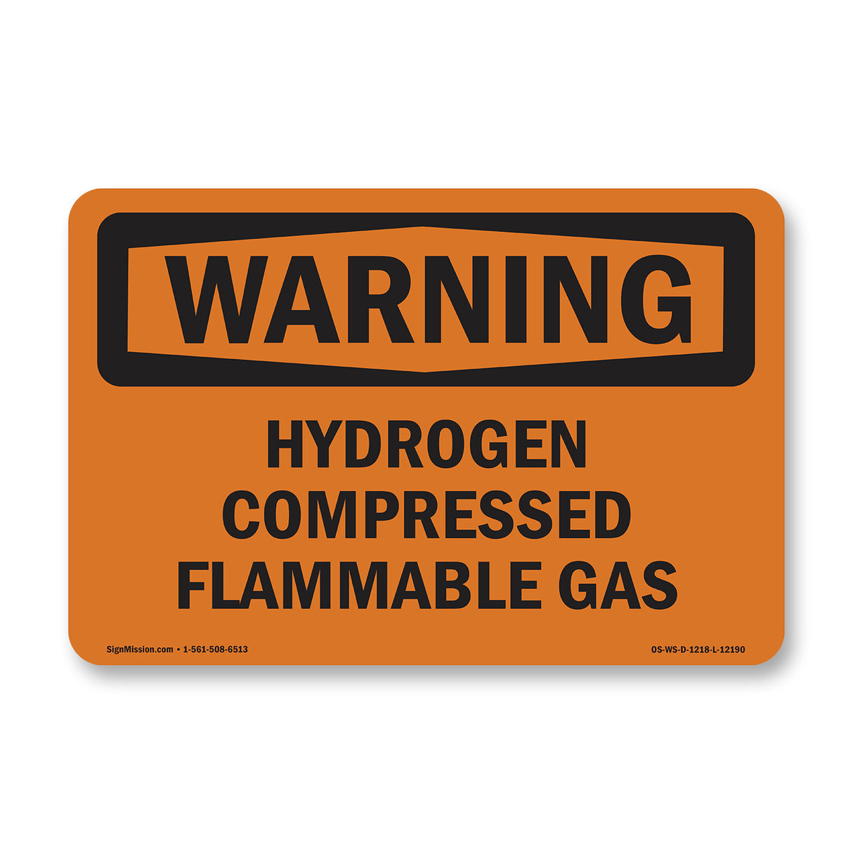 Hydrogen Compressed Flammable Gas