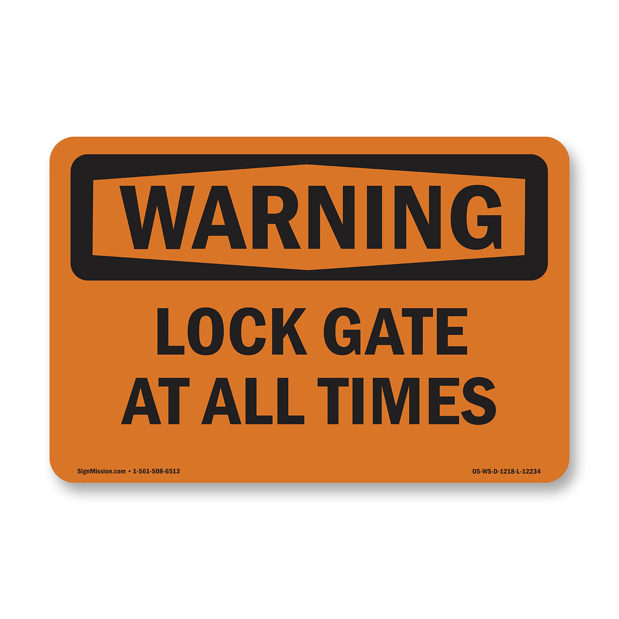 Lock Gate At All Times