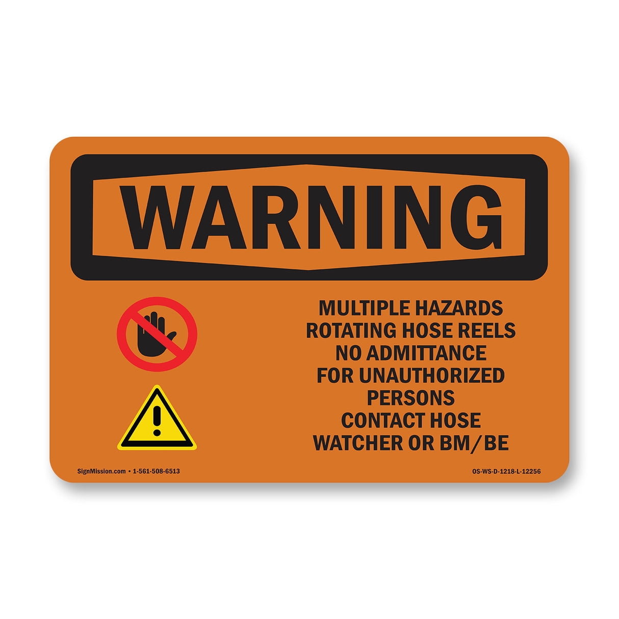 Multiple Hazards And Rotating With Symbol