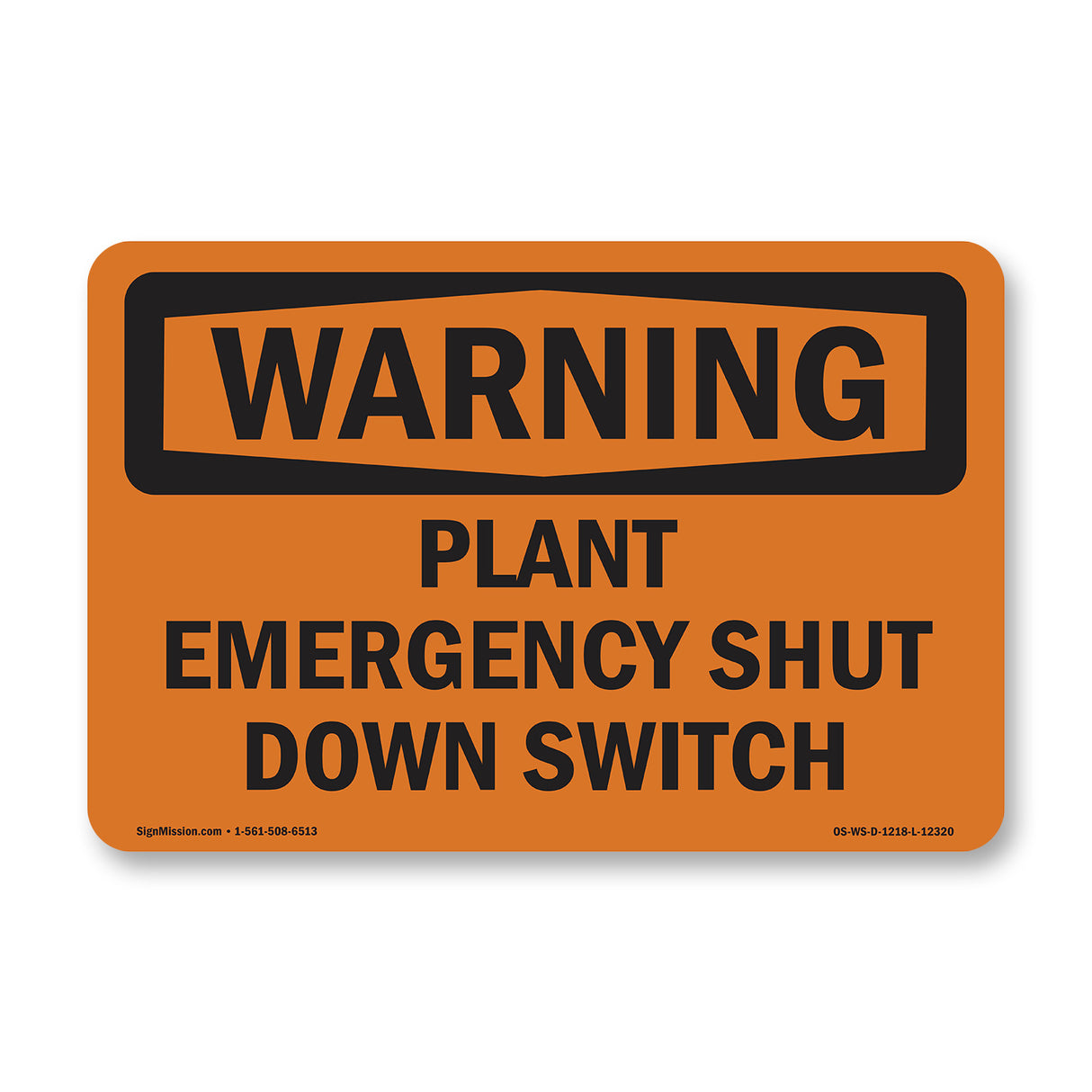 Plant Emergency Shut Down Switch