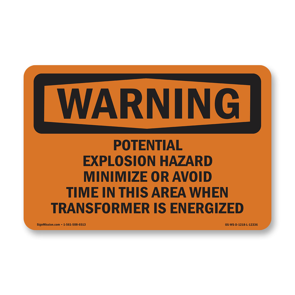 Potential Explosion Hazard Minimize