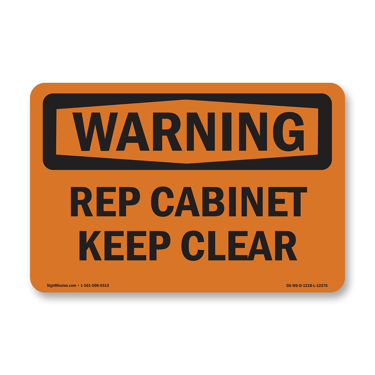 Rep Cabinet Keep Clear