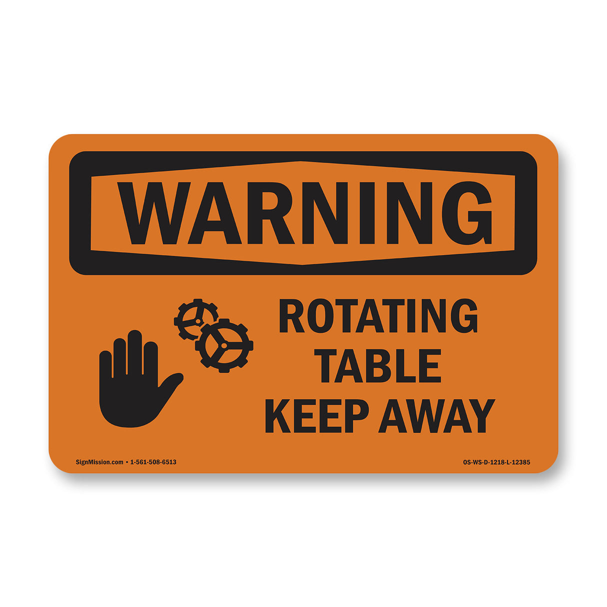 Rotating Parts Keep Away With Symbol