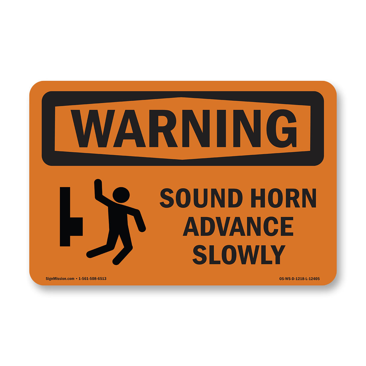 Sound Horn Advance Slowly With Symbol