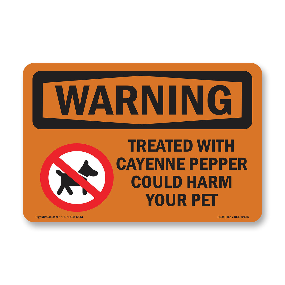 Treated With Cayenne Pepper With Symbol