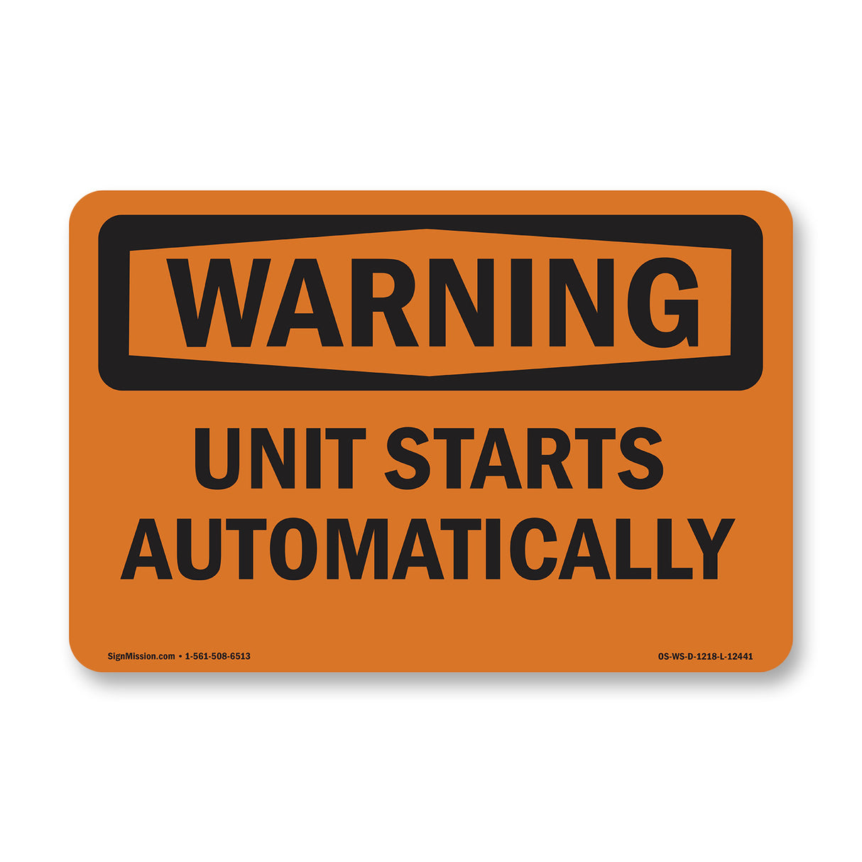 Unit Starts Automatically