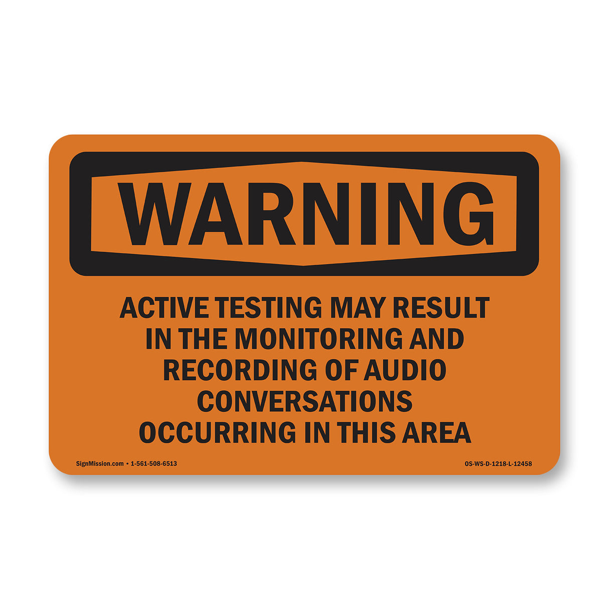 Active Testing May Be Monitored