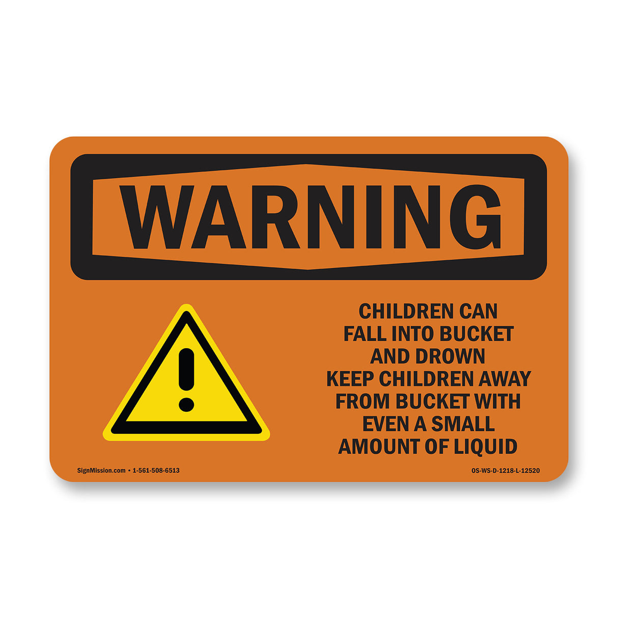 Children Can Fall Into With Symbol