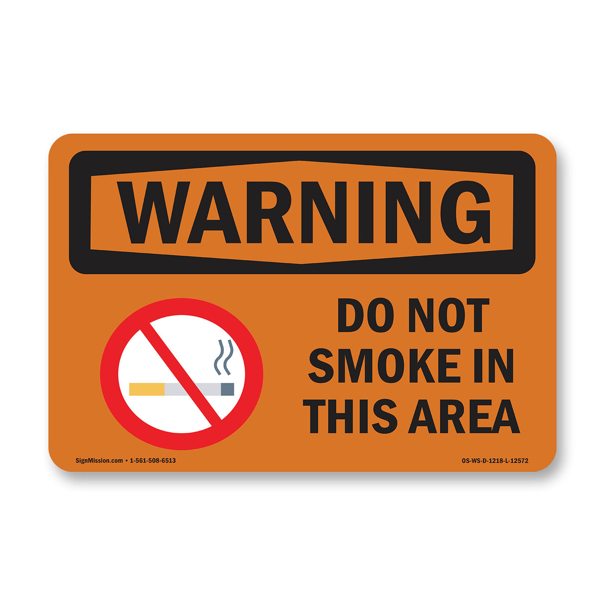 Do Not Smoke In This Area Bilingual