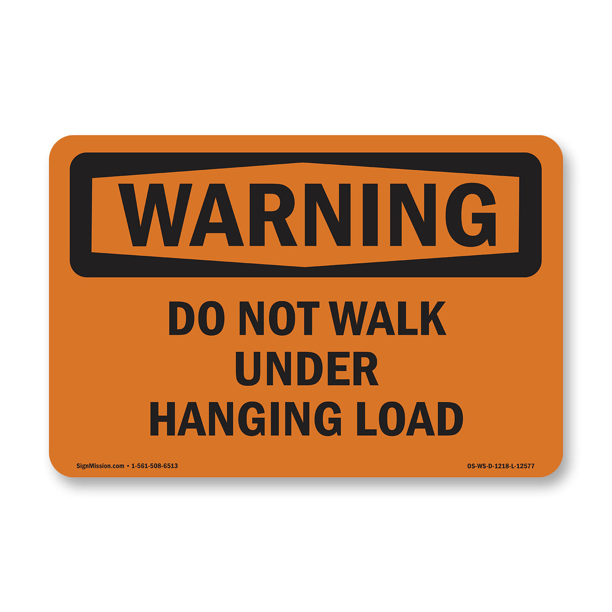 Do Not Walk Under Hanging Load