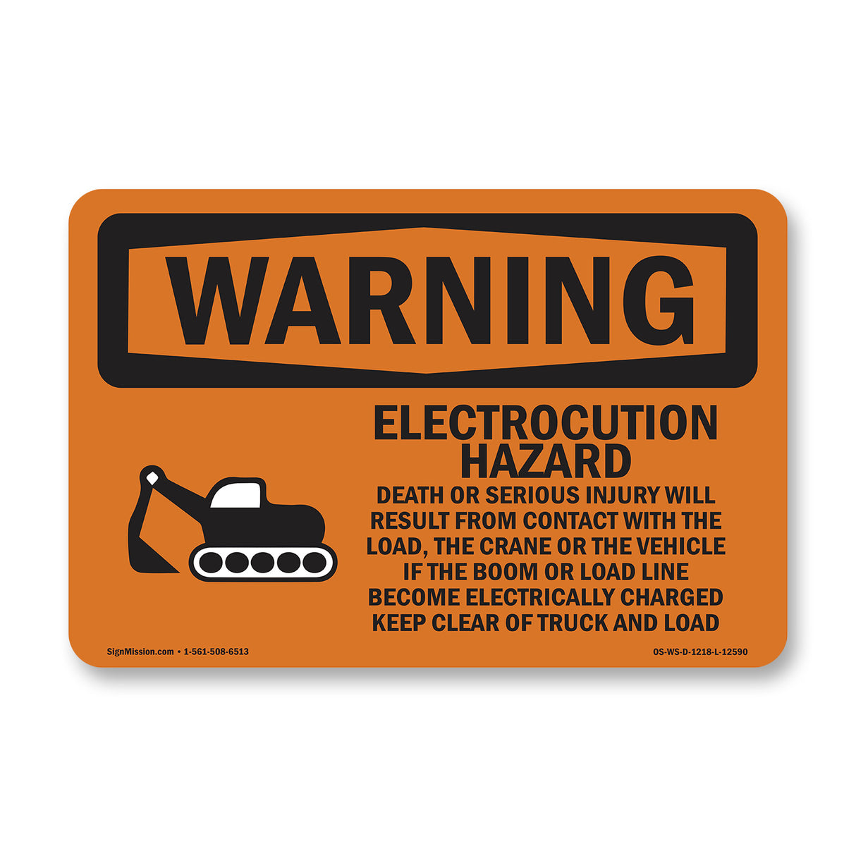 Electrocution Hazard Crane