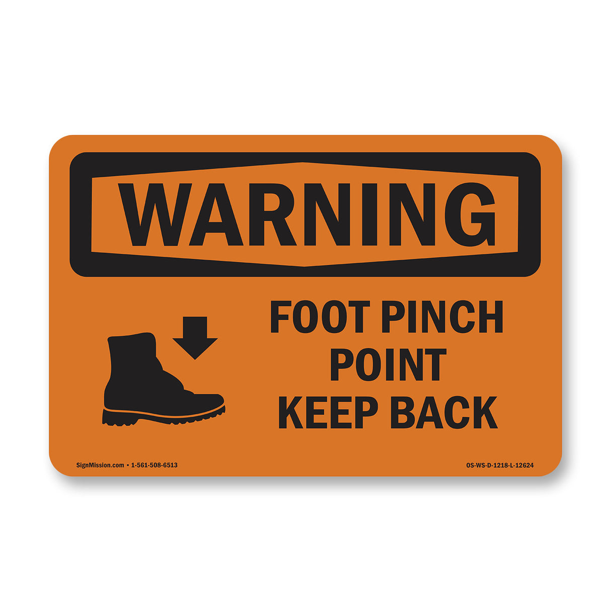 Foot Pinch Point Keep Back
